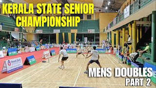 ROBENSCHANDRAJITH VS VISHNUARAVIND SURESHKERALA STATE SENIOR BADMINTON CHAMPIONSHIP TRISSUR 2024 [upl. by Nottap]