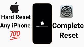 How to Reset iPhone to Factory Settings  2024  How to Reset iPhone  iPhone Reset kaise kare [upl. by Josey78]