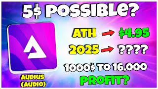 Audius Price Prediction 2025  Can It Hit 5 Realistic Prediction [upl. by Aziul]