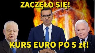 Kurs euro po 5 zł Załamanie PLN Co się dzieje z EUR PLN [upl. by Redford389]