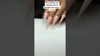 Stiletto nails acrylicnaildesigns stilletonails nailtech nails nailart explore viral [upl. by Zilevi768]