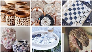 240 seashell craft ideas  sea shell art and craft ideas  DIY seashell crafts for home decoration [upl. by Naillij]