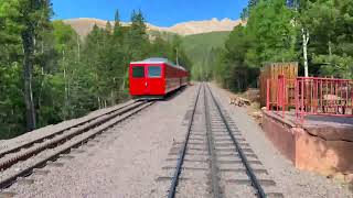 Pikes Peak Cog Railway Full Ride POV 2022 [upl. by Allina]