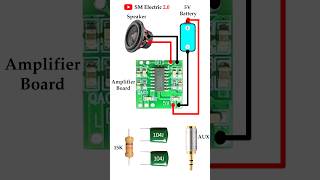 Amplifier Circuit  Bass Booster circuit  shorts amplifier diy electronic [upl. by Kati]