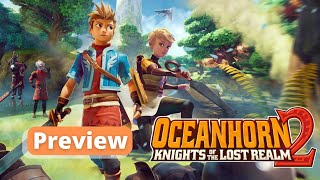 Oceanhorn 2 Knights of the Lost Realm Preview on Xbox [upl. by Hax]