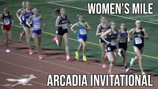 2023 Arcadia 1600m Girls Invitational [upl. by Evannia]