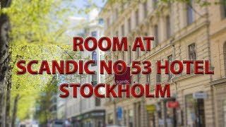 Room at Scandic NO 53 Hotel Stockholm [upl. by Ahsilak]