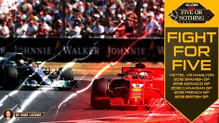 Silver vs Red F1 2018 Ep03 Sebastian Vettel vs Lewis Hamilton  FLoz Formula 1 Documentary [upl. by Aihseken49]