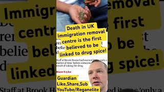 Death in UK Immigration removal centre is the first believed to be linked to the drug spice news [upl. by Aneetsirhc]