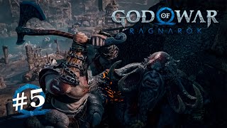 God Of war Ragnarok 5 Enfrentando os perigos da mina [upl. by Euqirne]