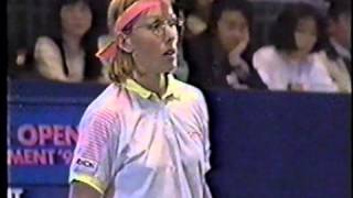 Gabriela Sabatini v Martina Navratilova Tokyo 1992 pt2 [upl. by Ruddy823]