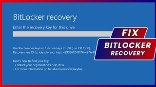 How to Unlock Bitlocker  Bypass BitLocker  How to Recover BitLocker Recovery Key  Forgotten Key [upl. by Aihsad]