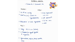 METABOLIC ALKALOSIS NOTES  ONE PAGE NOTE ELECTROLYTE IMBALANCE  MEDICINE  4TH PROFF  MBBS [upl. by Ohnuj423]