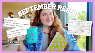 SEPTEMBER RESET 🍂 Reviewing August Goals amp Budget Setting September Goals Job Chit Chat amp More [upl. by Tammie]