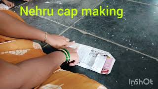 How to make Nehru caps in newspaper [upl. by Riatsala]