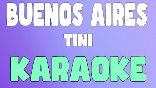 buenos aires KaraokeInstrumental  TINI [upl. by Sterne]