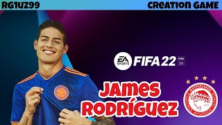 FIFA 22  HOW TO CREATE JAMES RODRÍGUEZ ON FIFA 22  ITAPS5 [upl. by Kcub]