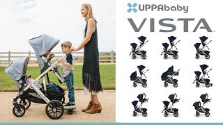 UPPAbaby Vista Pushchair amp Carrycot Store Demo  Direct2Mum [upl. by Alroy612]