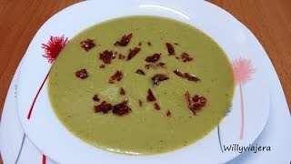 CREMA DE BRÓCOLI Muy fácil y rica🥦👏 [upl. by Macmahon]