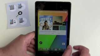 Google Nexus 7 LTE HD 2013 einrichten und erster Eindruck [upl. by Ulrikaumeko]