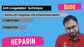 Heparin dose or Anticoagulation calculation and techniques [upl. by Aphra827]