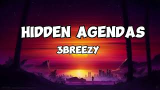 3breezy Hidden agendas Lyrics [upl. by Nayk409]