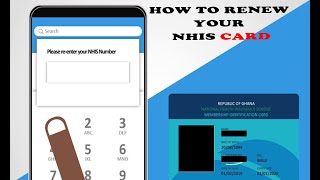 How To Renew amp Check Expiry Date Of Your NHIS Card Before You Go To Hospital [upl. by Riebling705]