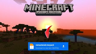 REMASTERED Shaders For MCPE 121  Realistic Shaders For Minecraft Bedrock  Low end Device [upl. by Hanus]