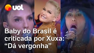 Baby do Brasil x Ivete Sangalo Xuxa se diz decepcionada sobre fala do apocalipse Dá vergonha [upl. by Anaujnas]