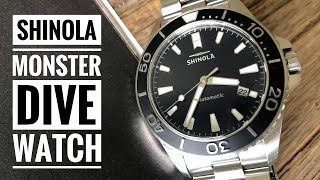 Shinola Monster dive watch review Watch out ORIS [upl. by Morna]