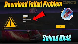 😥 Download Failed Retry Free Fire  Free Fire Loading Problem Today  Error Download Failed Retry [upl. by Eixor]