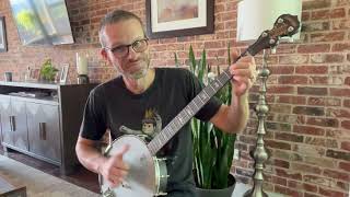 Railroadin and Gamblin  Monday Morning Jo  Clawhammer Banjo Song  Open C Tuning [upl. by Janeczka]