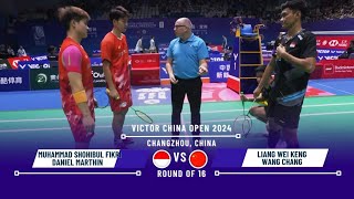 Muhammad Shohibul FikriDaniel Marthin vs Liang Wei Keng Wang Chang China Open 2024 Badminton R16 [upl. by Sherwood468]