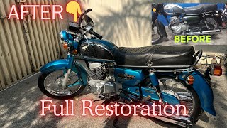 Restoring the Legacy Bringing Back a 1980 Honda CD200 Roadmaster Classic Motorcycle [upl. by Mair21]