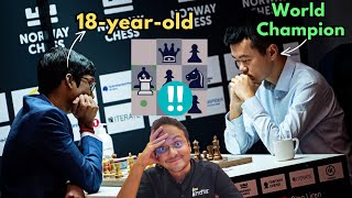 Shocking turnaround in one move  Praggnanandhaa vs Ding Liren  Norway Chess 2024 [upl. by Chrisoula]