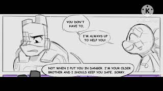 more care less pain rottmnt comic dub ll read on the description ll [upl. by Yewed]