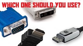 VGA vs DVI vs HDMI vs DisplayPort AKIO TV [upl. by Olsson]