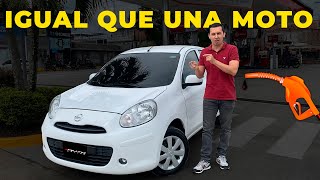 No creerás el consumo de este Nissan March  AutoLatino [upl. by Gough]