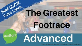 The Greatest Footrace  Comrades Marathon  ADVANCED  practice English with Spotlight [upl. by Gaile]