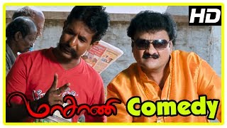 Masani Movie Comedy Scenes  Part 1  Akhil  Sija Rose  Pandi  Chitti Babu  Manobala [upl. by Emmalyn783]