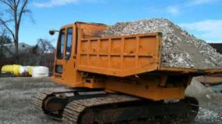 Komatsu CD60R Load spin and dump [upl. by Emie]