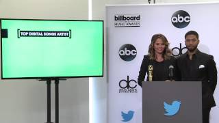 Chrissy Teigen Announces Top Digital Songs Artist Finalists  BBMA Nominations 2015 [upl. by Ecital]