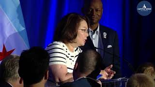 Senator Tammy Duckworth  DNC 2024 [upl. by Nesnaj900]