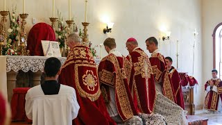 Pontifical High Mass and Procession  Corpus Christi  60321 St Thomas Aquinas Seminary [upl. by Urial]