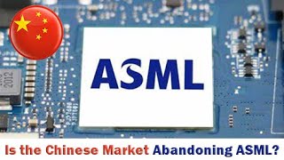 Lithography giant ASMLs orders have dropped is the Chinese market leaving [upl. by Atoiyanap]