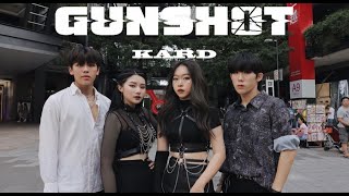 KPOP IN PUBLIC KARD 카드  GUNSHOT  Dance Cover By  SLATE from Taiwan [upl. by Nytsud]