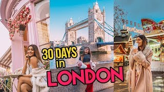 30 DAYS IN LONDON  LarsaTravels [upl. by Ennaillek]