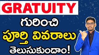 Complete Details About Gratuity in Telugu  How to Calculate Gratuity l Tax Calculation on Gratuity [upl. by Malcolm]