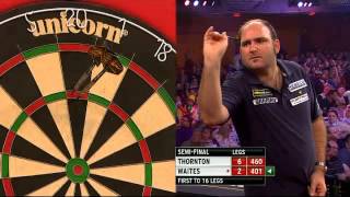 PDC Grand Slam of Darts 2013  Semi Final  Thornton VS Waites [upl. by Siskind]