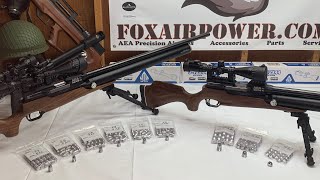 AEA ZEUS 58 amp 72 CAL amp MR HOLLOWPOINT AMMO  UTG  FOX AIR POWER [upl. by Ahtibat]